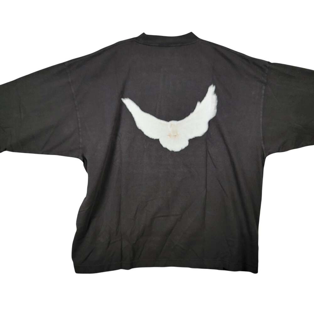 YEEZY x GAP Dove 3/4 Sleeve Tee - Size L - Charcoal